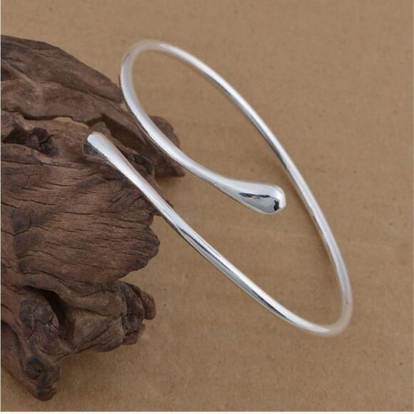 #42B Sterling Silver Wrap Bracelet - Picture 1 of 2
